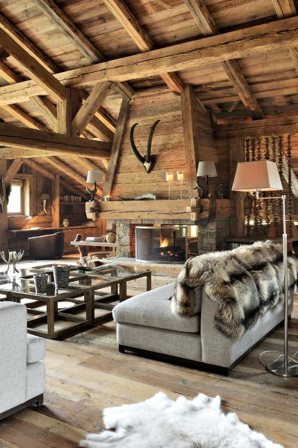 Chalet Javen - 520M2 Avec Piscine Chauffee Et Home Cinema Megève Exterior foto